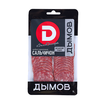 Колбаса сырокопчёная «Сальчичон» нарезка