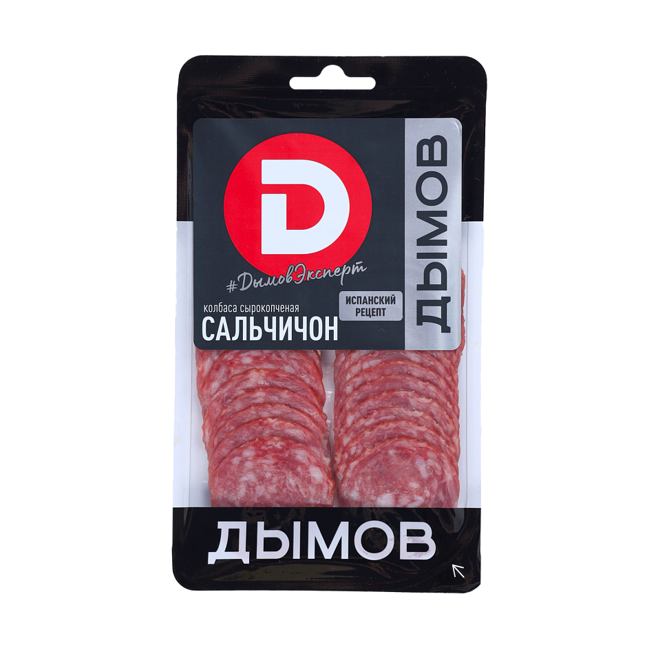 Колбаса сырокопчёная «Сальчичон» нарезка