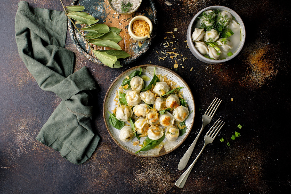 Быстрый и пикантный соус к пельменям