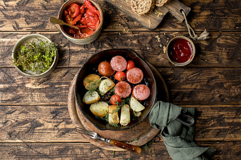 Как поджарить мясо для тёплого салата