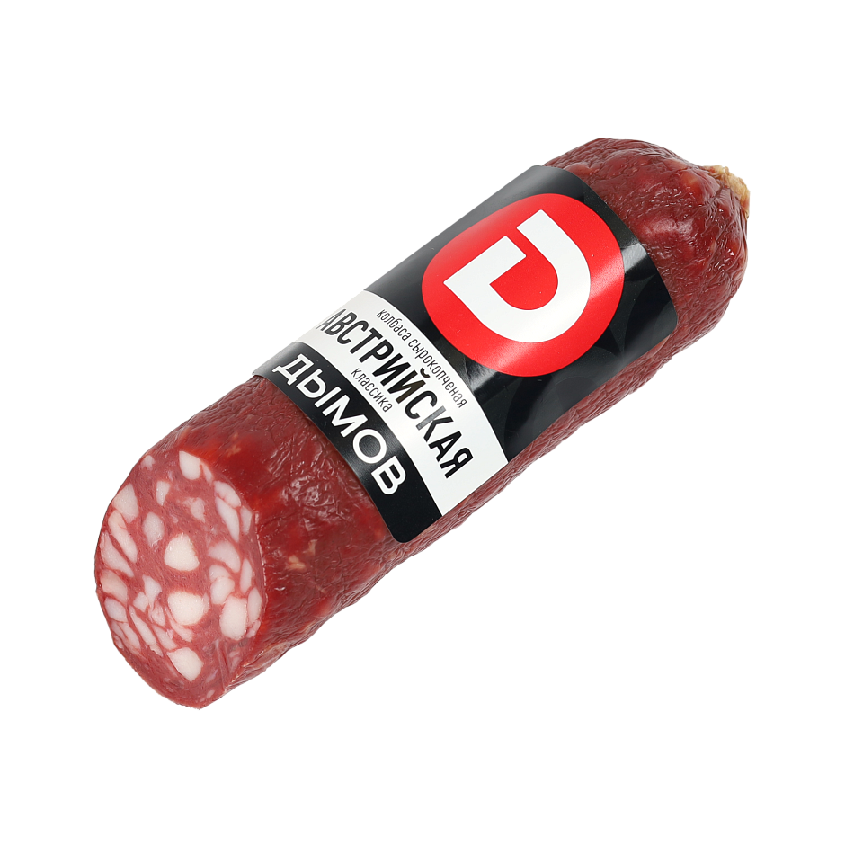 Колбаса сырокопчёная «Австрийская классика» срез